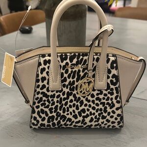 Michael Kors Black and Cream Mini Bag